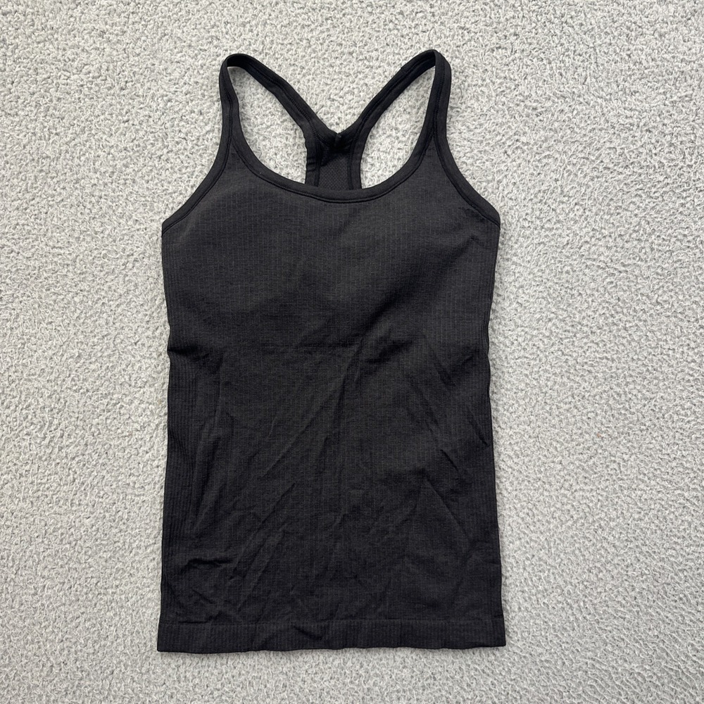 Lululemon Ebb To Street Tank Top Black Athletic Athleisure Yoga Women's 6